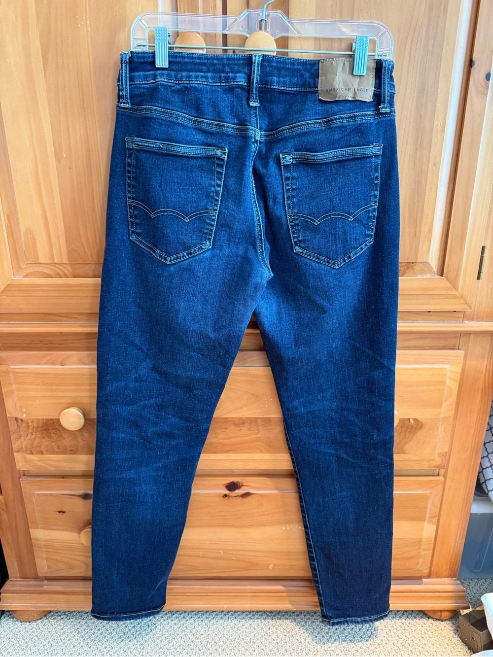 American Eagle Outfitters Airflex Slim Dark Wash Men’s Jeans